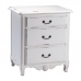 Mesa de Cabeceira Provence com 3 Gavetas