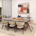 Conjunto Mesa de Jantar Palma e 8 Cadeiras Greta - Pronta Entrega