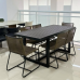 Conjunto Mesa Palermo e 6 Cadeiras Doha - Pronta Entrega