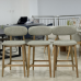 Conjunto de 3 Banquetas Farah - Pronta Entrega