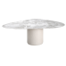 Mesa de Jantar Tub em M&aacute;rmore